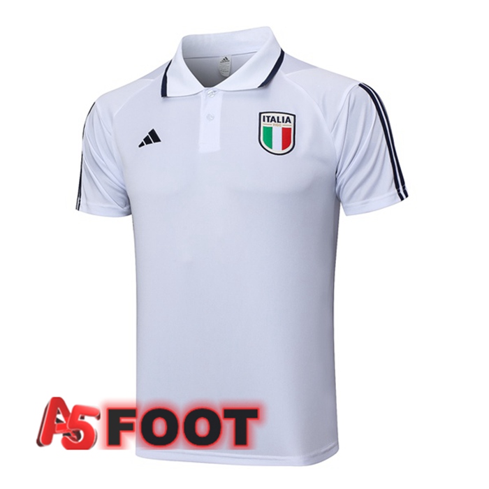 Polo Foot Italie Blanc 2023/2024
